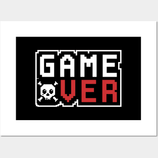 Game over - end of game - extra life Posters and Art